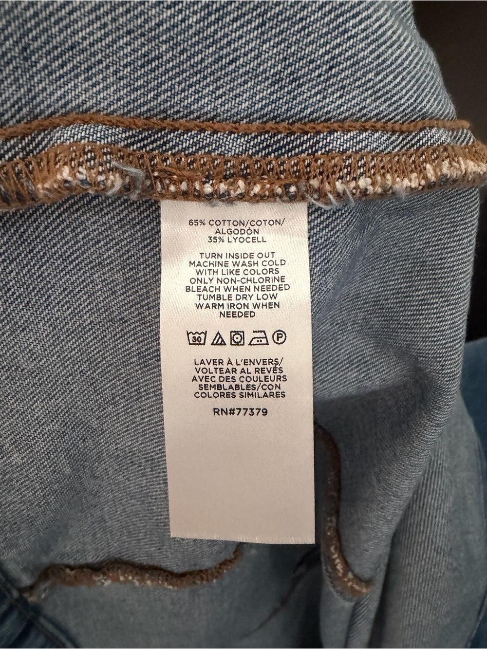 Ann Taylor Denim V-Neck Shirtdress - Picture 5 of 6